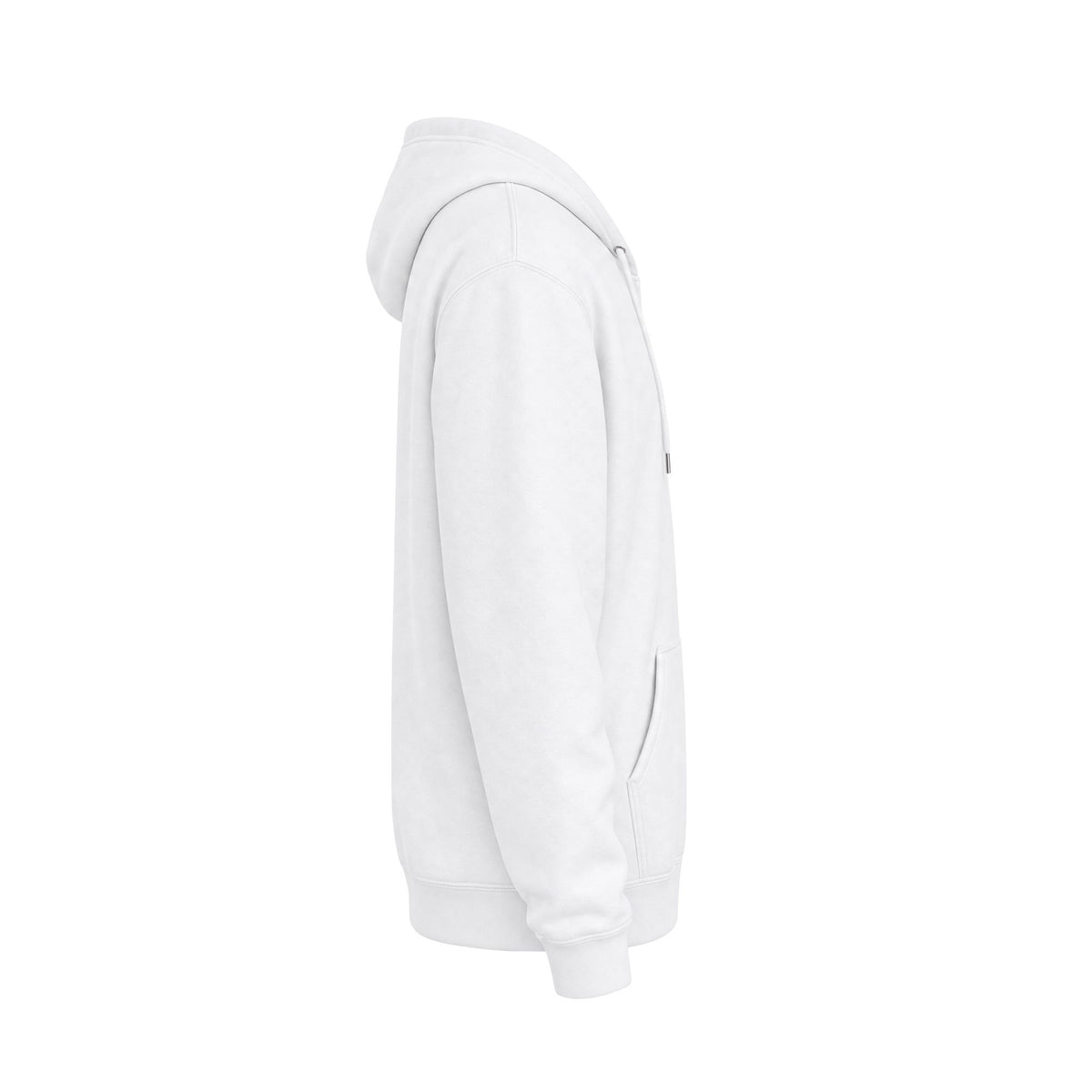 RIAL TRUE - "ARCHIVE_01" Studio Study N°01 Graphic Hoodie, Renaissance Art & Brutalist Design WHITE