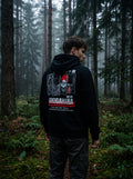RIAL True - "Aokigahara" Jukai Forest Graphic Hoodie, Japanese Mountain Design BLACK