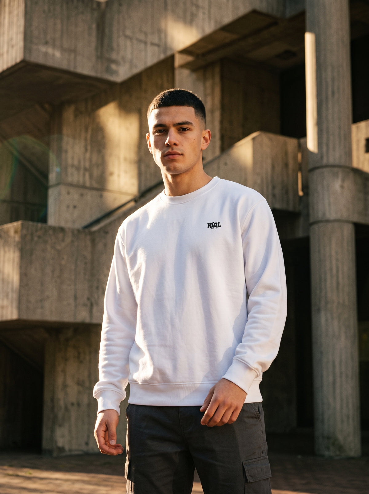 Essentials Bright Crewneck Sweatshirt — RIAL TRUE