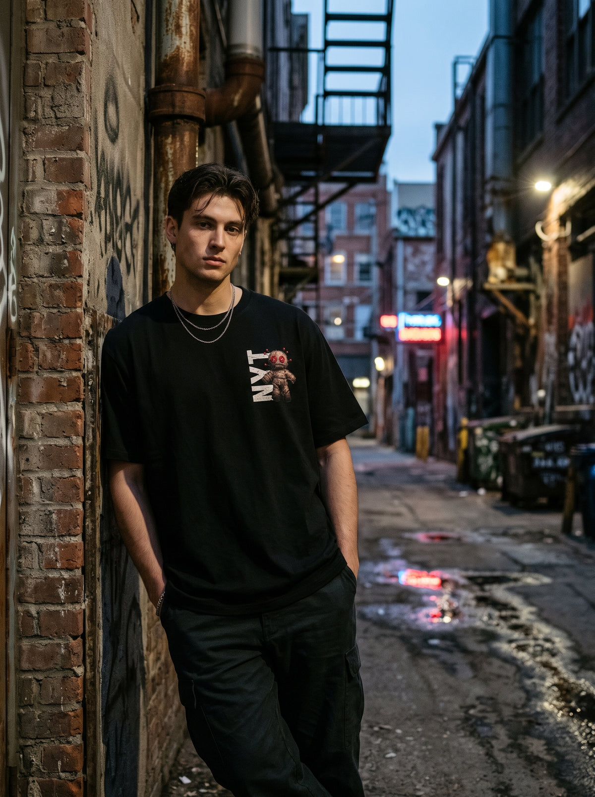 T-shirt "NYT Voodoo Doll" - Black Identity Edition - Streetwear