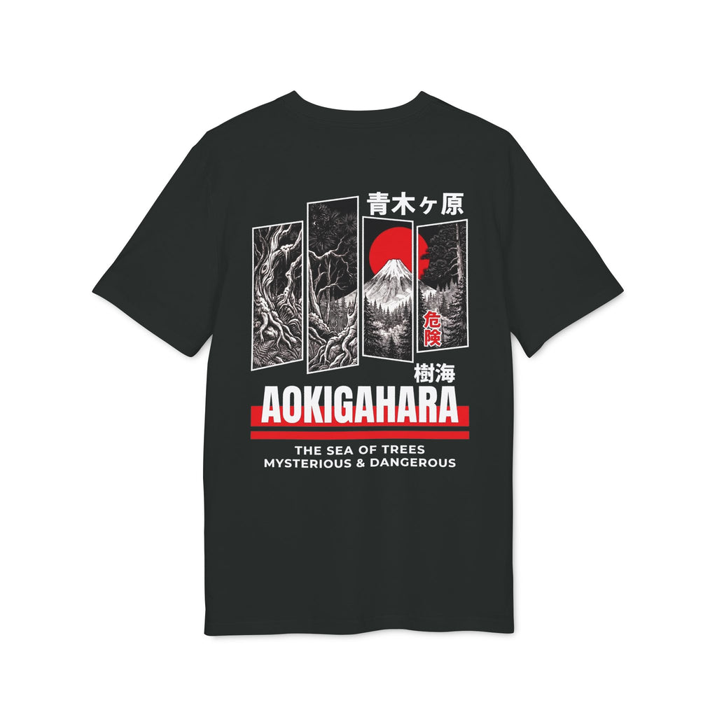 RIAL True — "Aokigahara" Jukai Japanese Graphic Tee | Heavyweight Organic Streetwear DARK