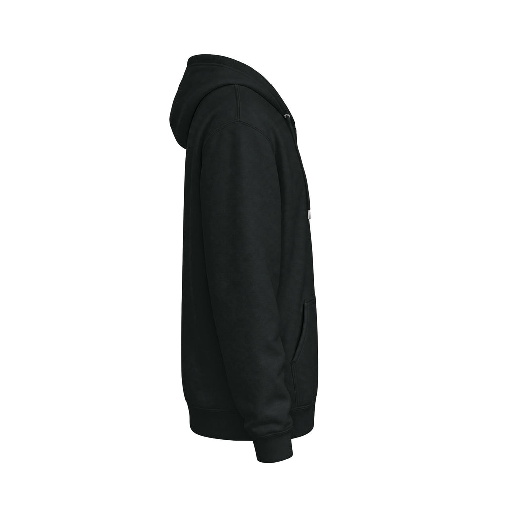 RIAL TRUE - "ARCHIVE_01" Studio Study N°01 Graphic Hoodie, Renaissance Art & Brutalist Design BLACK