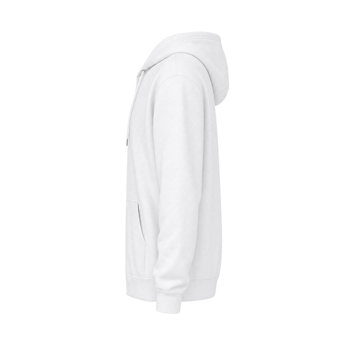 RIAL TRUE - "ARCHIVE_01" Studio Study N°01 Graphic Hoodie, Renaissance Art & Brutalist Design WHITE