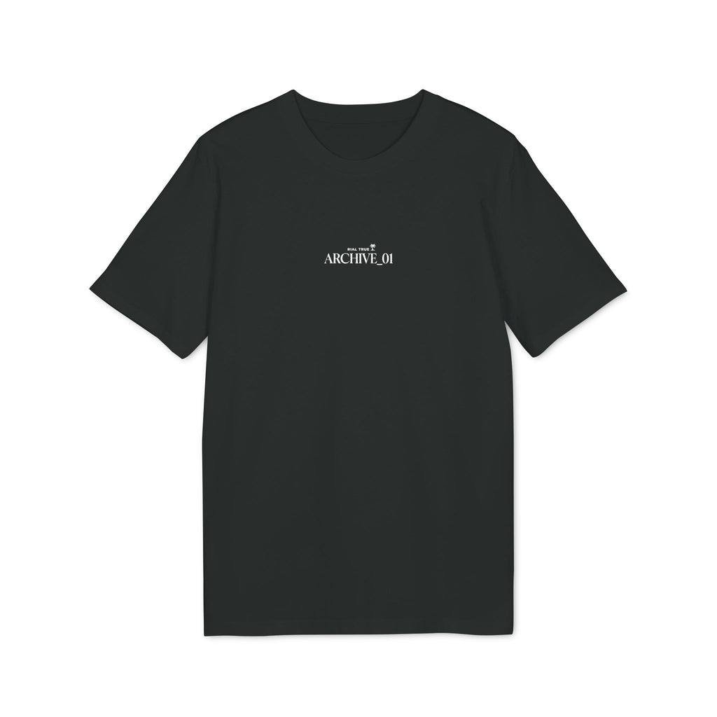 RIAL TRUE — ARCHIVE_01 "Studio Study N°01" Graphic Tee | Heavyweight Organic Streetwear BLACK