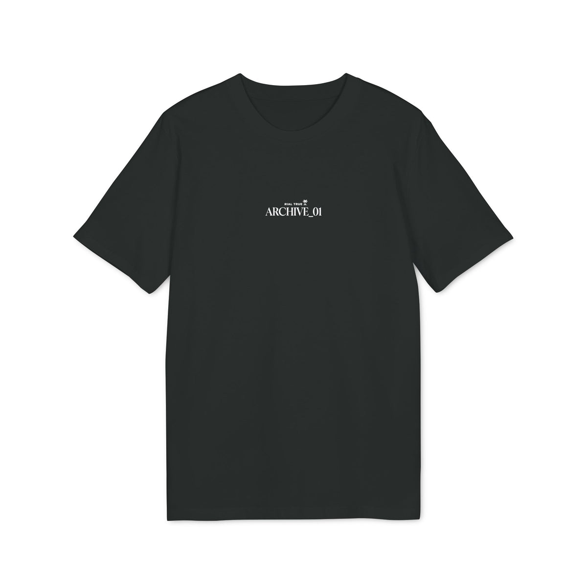 RIAL TRUE — ARCHIVE_01 "Studio Study N°01" Graphic Tee | Heavyweight Organic Streetwear BLACK